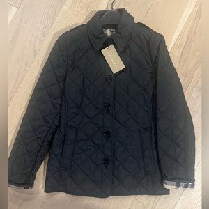 New Short Black Burberry Jacket